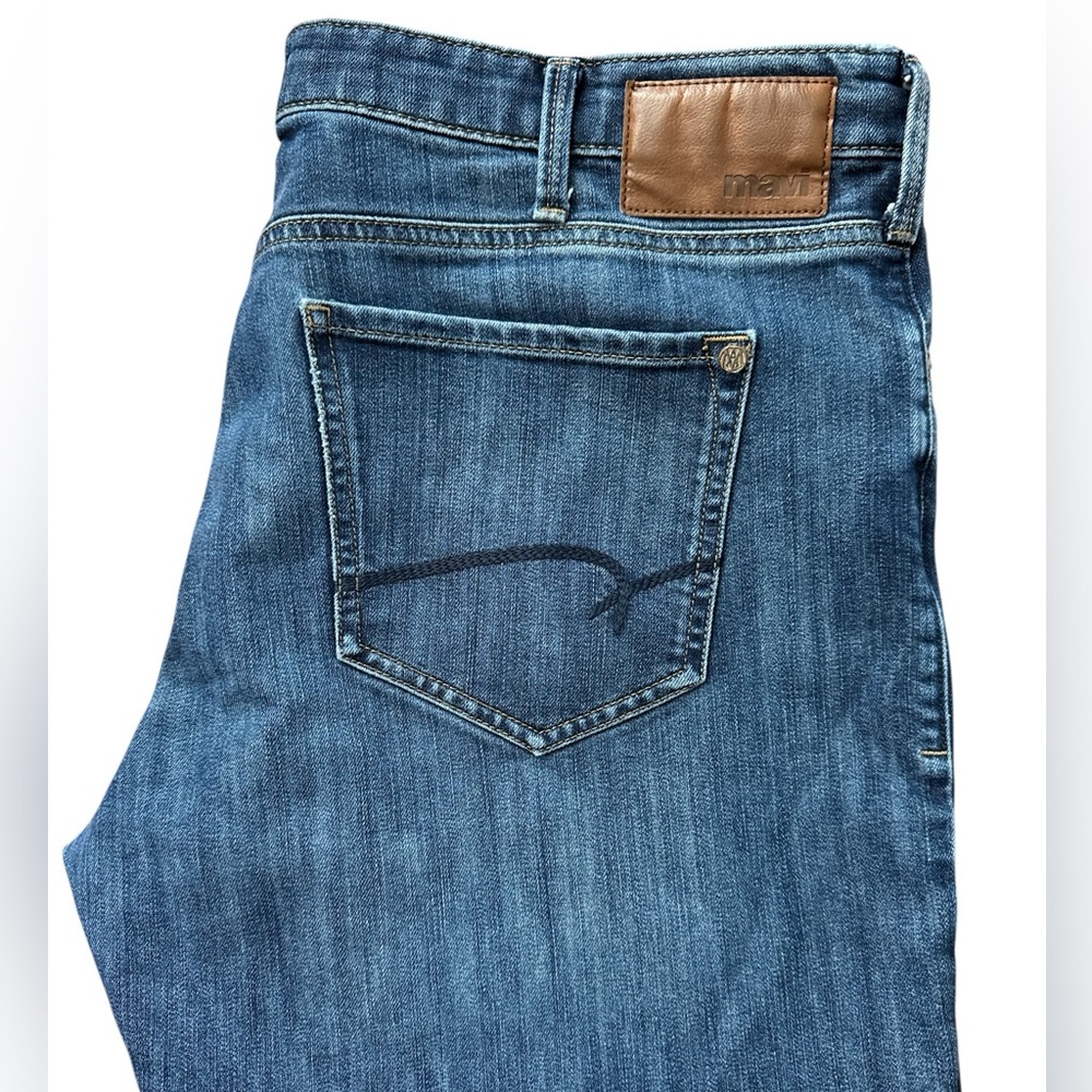 Mavi Jeans Men’s‎ Size 40x32 Matt Relaxed Straight Leg Medium Wash Mid Rise